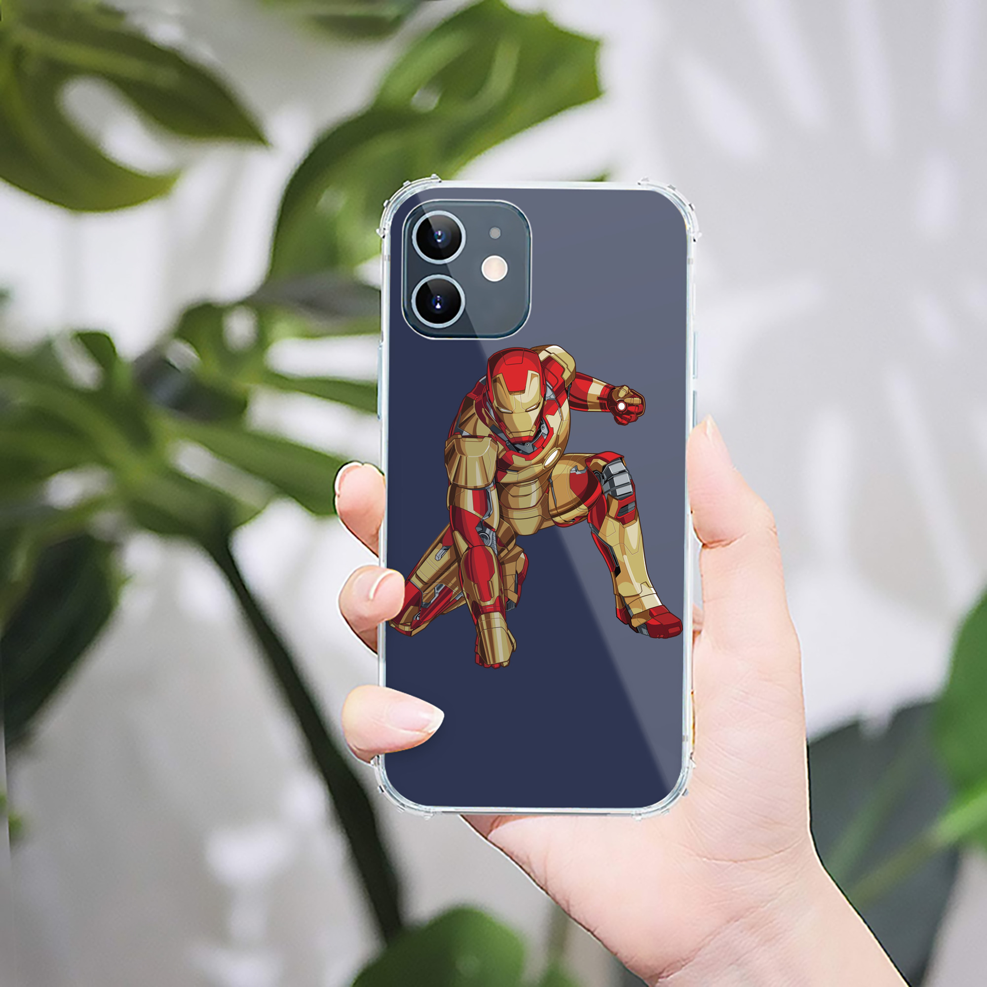 （画像用） アベンジャーズ The Avengers 【iPhone 12シリーズ対応】透明スマホケース（クリアソフトケース）